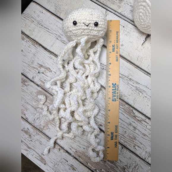 Handmade Crochet Jellyfish Plushies - Picture 3 of 4